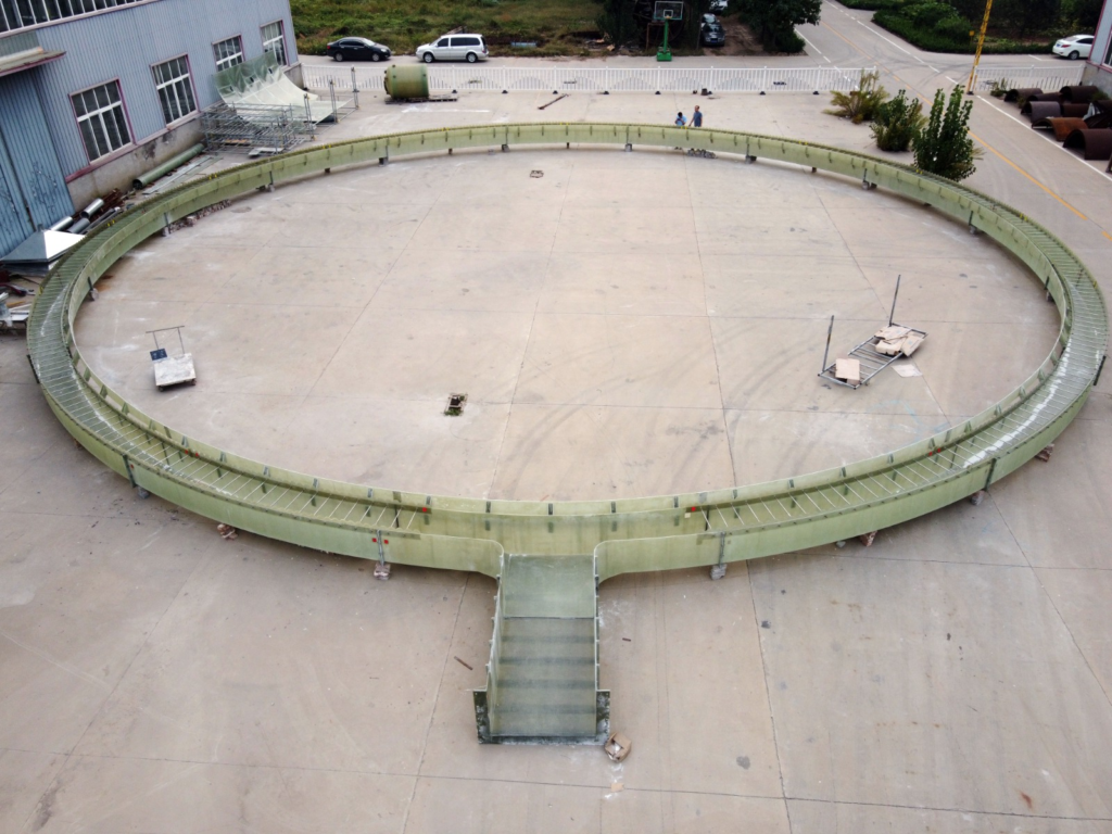 90 ft Thickener trough system for Puerto Rico for waste water treatment