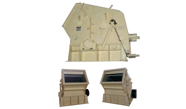 Impact crusher for medium-hard material
