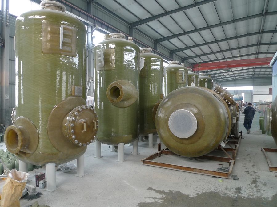 FRP scrubber and tower 3