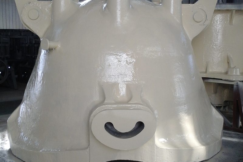 Heavy steel slag pot casting for smelters